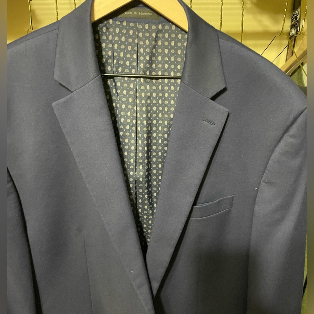 Chaps 48R Blue Blazer